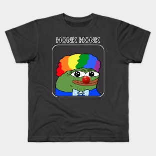 Honk Honk Pepe - Living in a clown world Kids T-Shirt